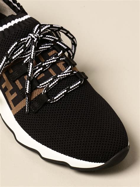 fendi sneaker damen schwarz|fendi sneakers for men.